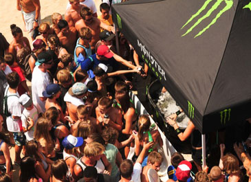 MOnster Energy Drink Sponsorship at ECSC